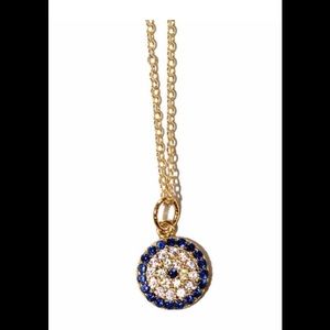 Sterling Silver Evil Eye Pendant